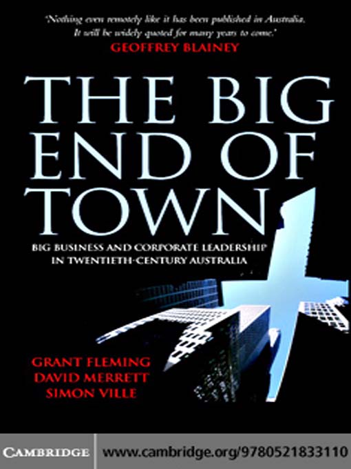 Title details for The Big End of Town by Grant Fleming - Available